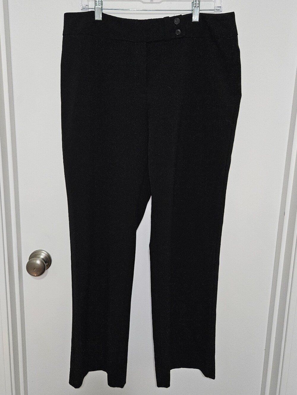 Sag Harbor Womens Black Dress Pants Size 14 Stretch
